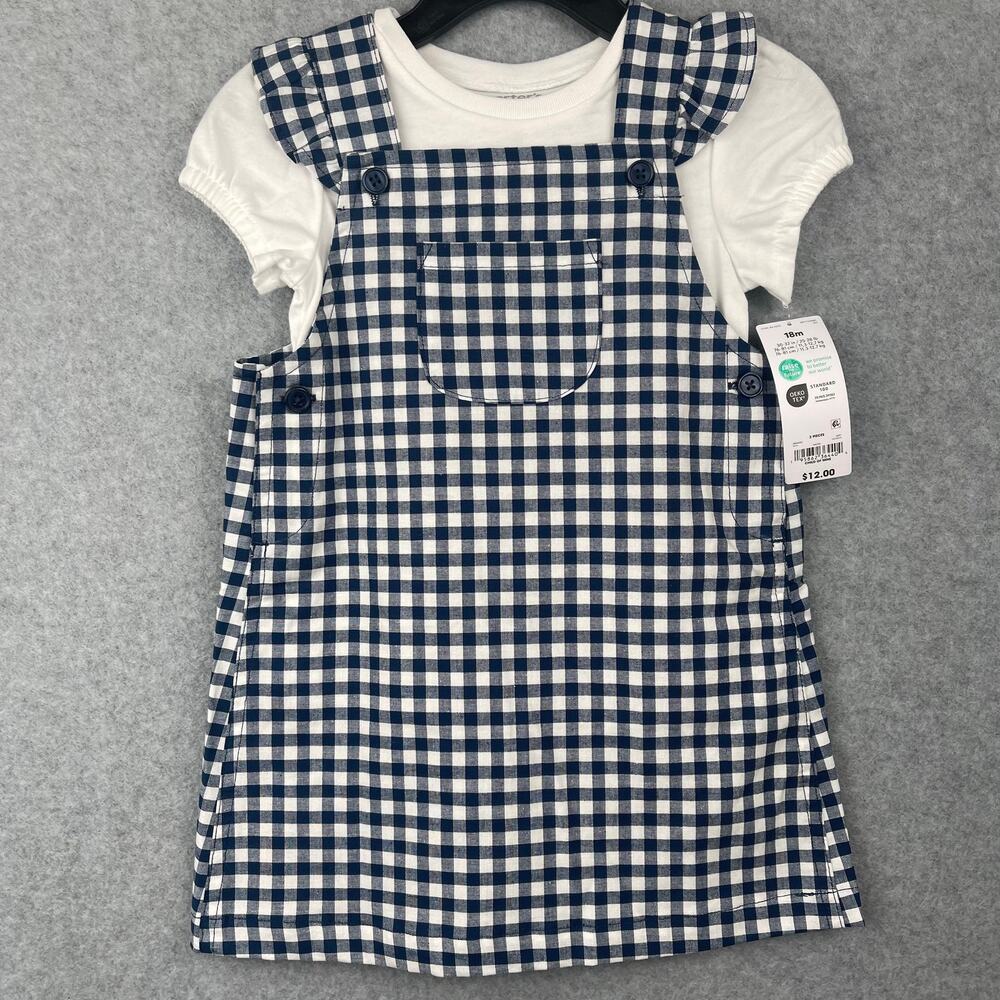 E0032 Carter's 2PC Dress Set Size 18 months